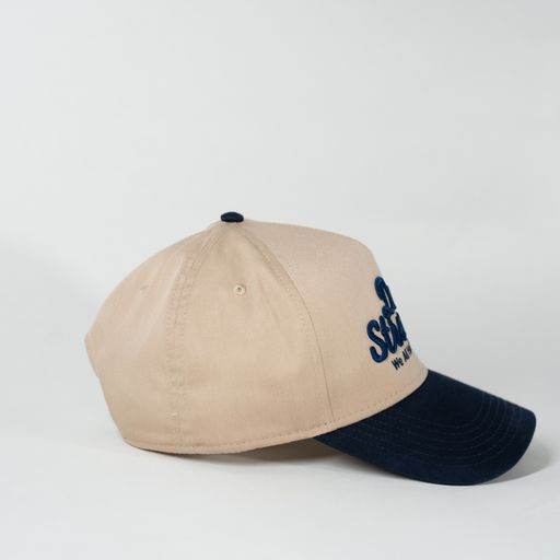 Beige and Navy snapback